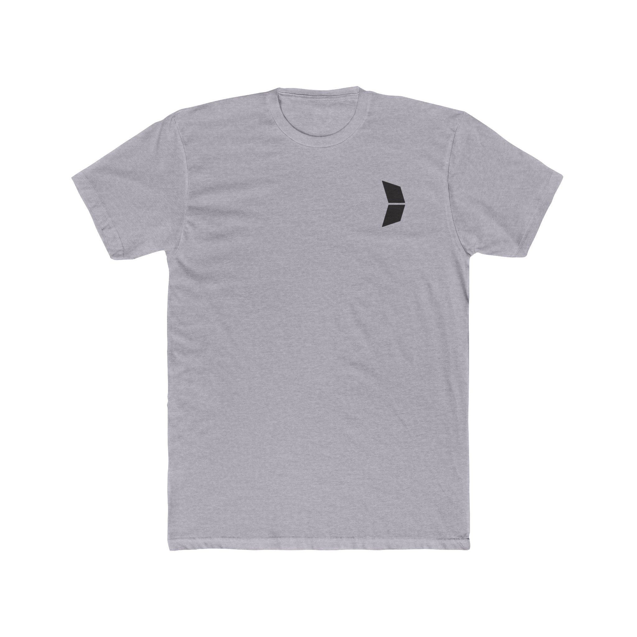 Kase Logo Crew Tee — Minimal Branded White Cotton T‑Shirt