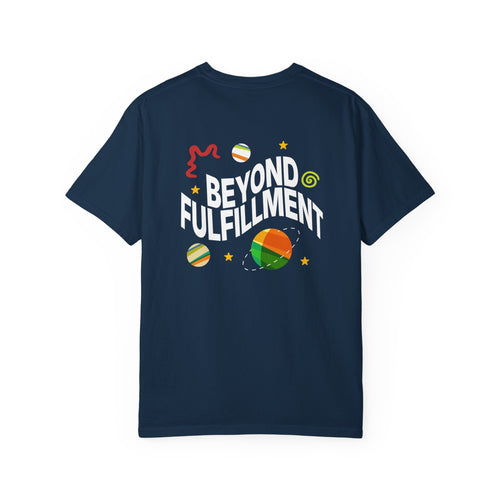 Beyond Fulfillment Graphic T-Shirt — Space Planet Retro Design