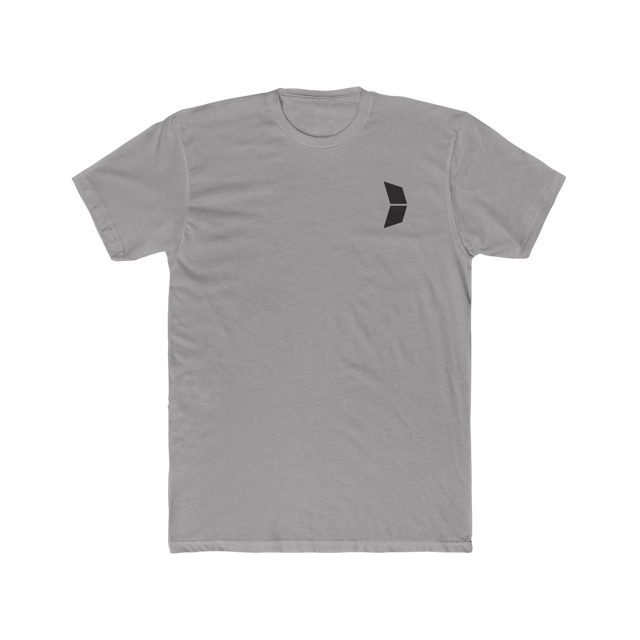 Kase Logo Crew Tee — Minimal Branded White Cotton T‑Shirt